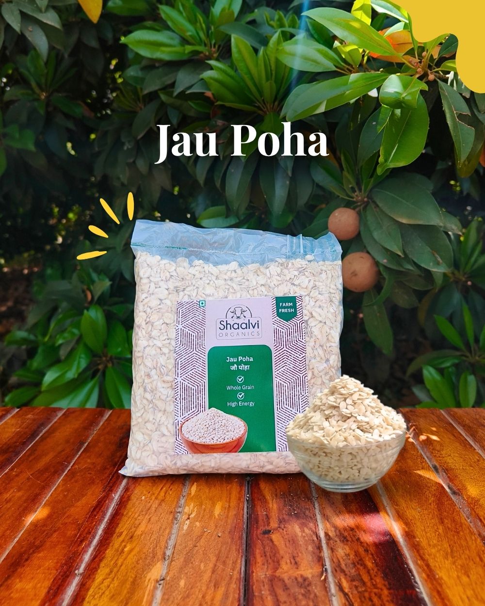 जौ पोहा (Barley Poha)