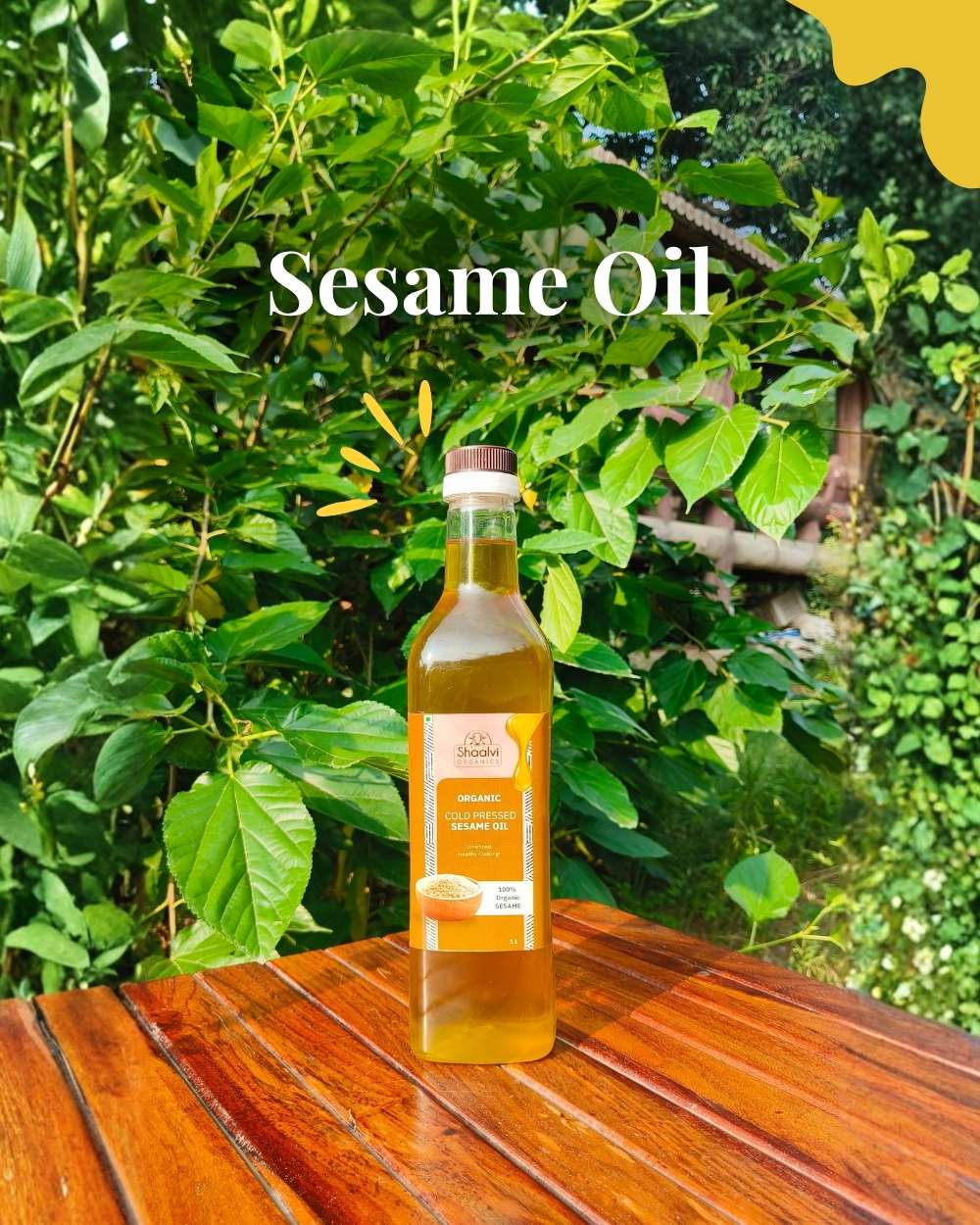 कोल्ड प्रेस्ड तिल का तेल (Cold Pressed Sesame Oil)