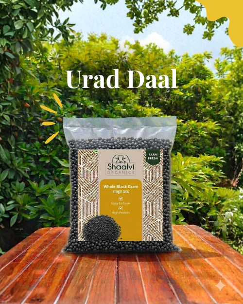 Organic Whole Black Gram - Urad Daal Sabut